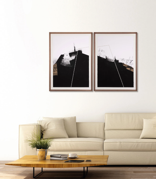 Black I, II, III & IV - Paper Painting by NOVOCUADRO ART COMPANY - view 3